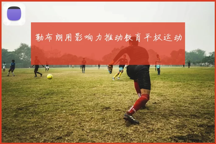 勒布朗用影响力推动教育平权运动